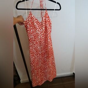 Lulu’s Cheetah Print Silk Dress